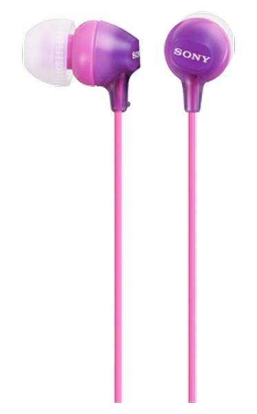 Наушники Sony MDR-EX15LPLV фиолетовый - фото 1