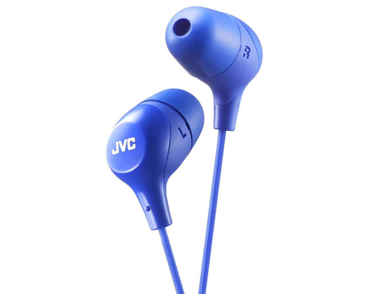 Наушники JVC HA-FX38-A-E синий цена и фото