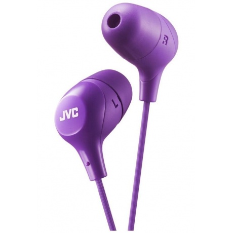 Наушники JVC HA-FX38-V-E фиолетовый - фото 1