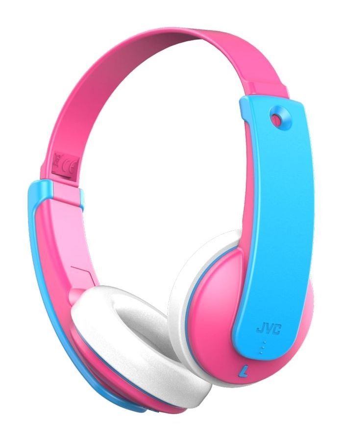 Наушники JVC HA-KD9BT-P-E Kids розовый/голубой цена и фото