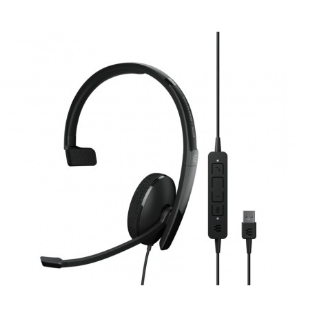 

Наушники EPOS Sennheiser ADAPT 130 USB II Моно гарнитура 1000913, Черный