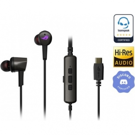 Наушники игровые Asus Rog Cetra II чёрные (90YH02S0-B2UA00) - фото 6