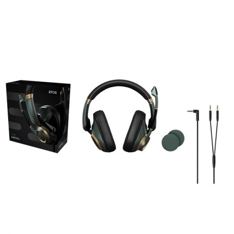 Наушники игровые Epos H6 Pro Closed зелёный - фото 7