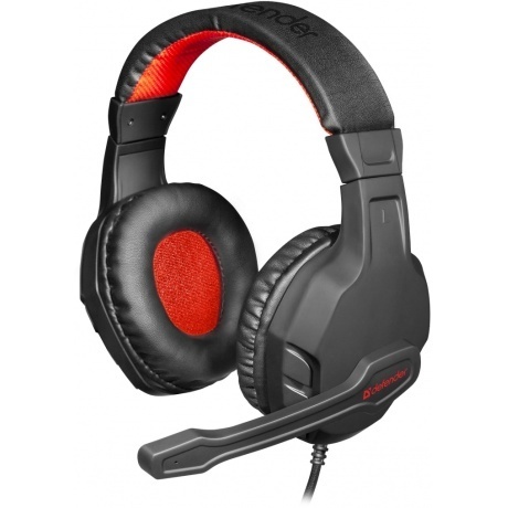 Наушники игровые Defender Gaming Cujo Black/Red (64505) - фото 2