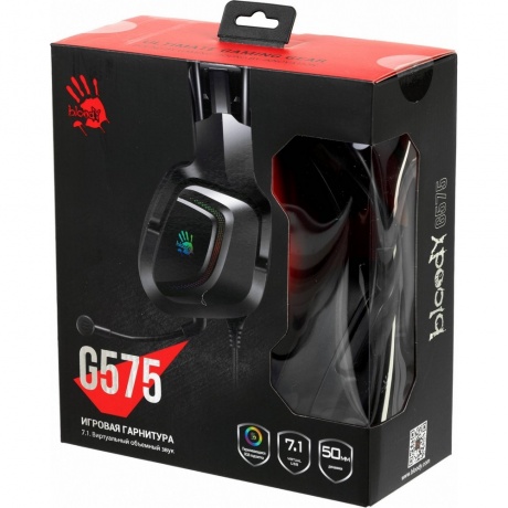 Наушники A4Tech Bloody G575 черный (G575 USB/ BLACK) - фото 9