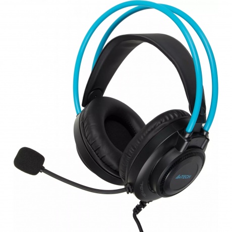 Наушники A4Tech Fstyler FH200U серый/синий (FH200U BLUE) - фото 12