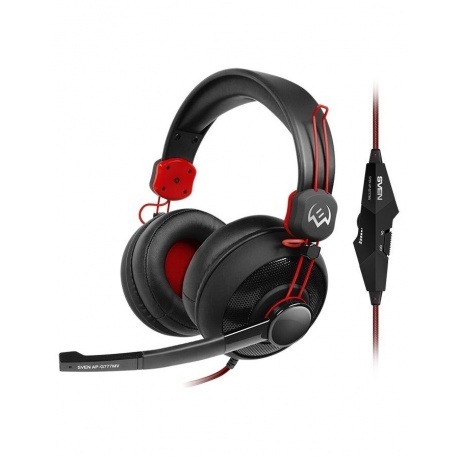 Наушники Sven AP-G777MV черный/красный (SV-014209) - фото 1