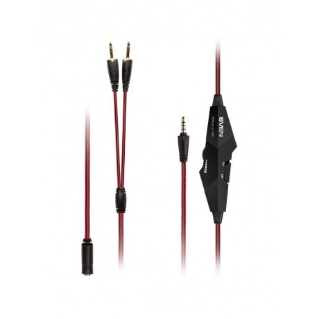 Наушники Sven AP-G777MV черный/красный (SV-014209) - фото 4