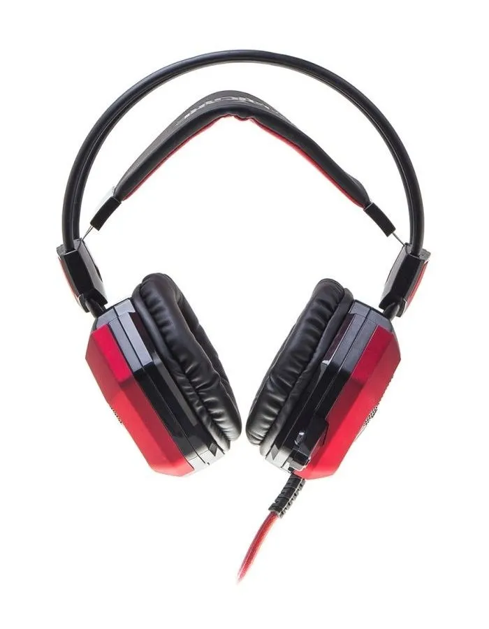 Наушники Oklick HS-L900G Hurricane черный/красный - фото 2