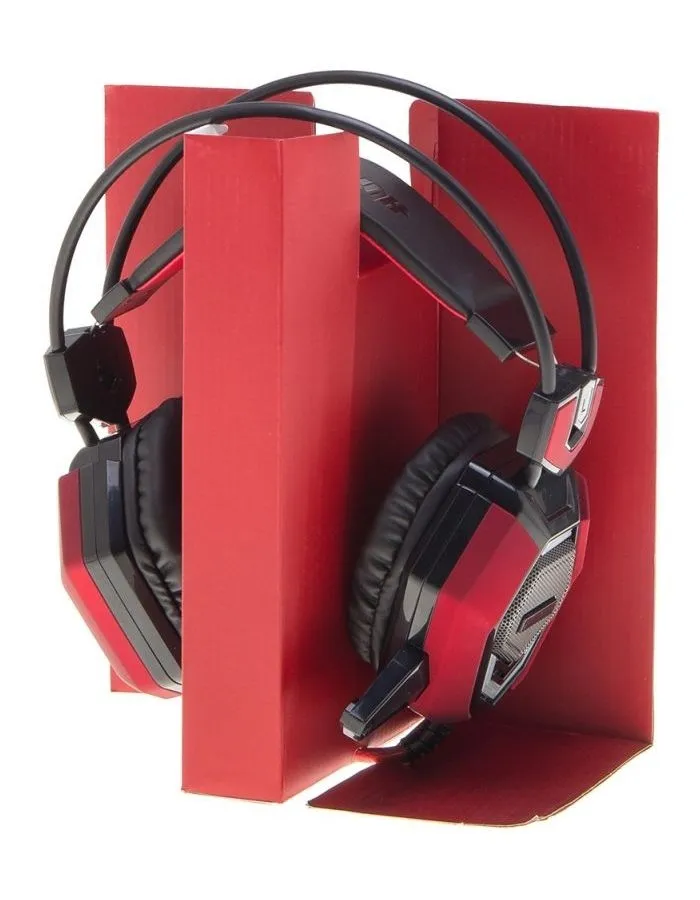 Наушники Oklick HS-L900G Hurricane черный/красный - фото 8