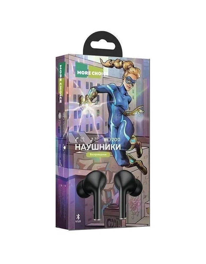 Наушники More choice BW31S Smart TWS Black - фото 3