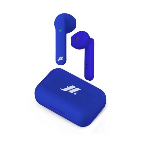 Наушники SBS Music Hero TWS Beat Twin, Bluetooth 5.0, с зарядным кейсом 300мАч, синий (MHTWSBEATBTB) - фото 1