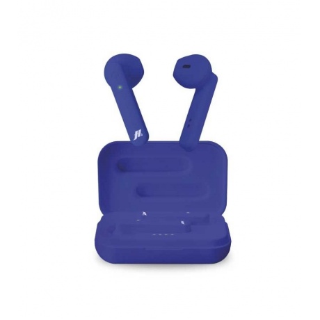 Наушники SBS Music Hero TWS Beat Twin, Bluetooth 5.0, с зарядным кейсом 300мАч, синий (MHTWSBEATBTB) - фото 2