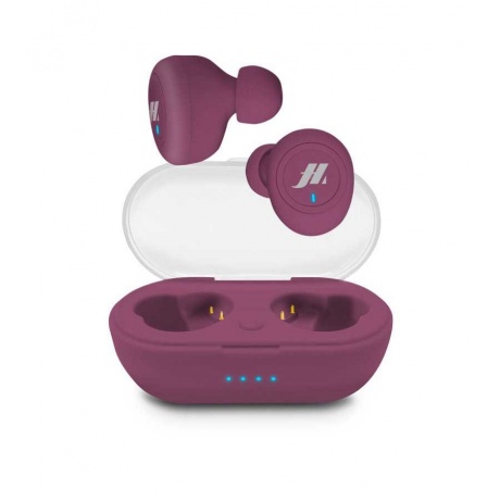 Наушники SBS Music Hero Tube, Bluetooth 5.0, с зарядным кейсом 300мАч, розовый (MHTWSTUBEP) - фото 1