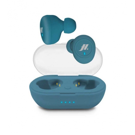 Наушники SBS Music Hero Tube, Bluetooth 5.0, с зарядным кейсом 300мАч, синий (MHTWSTUBEB) - фото 1