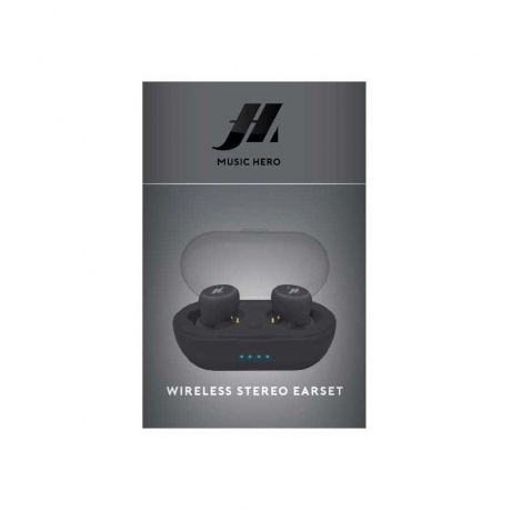 Наушники SBS Music Hero Tube, Bluetooth 5.0, с зарядным кейсом 300мАч, черный (MHTWSTUBEK) - фото 3