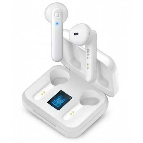 Наушники SBS TWS TWIN HOP LCD, Bluetooth 5.0, с зарядным кейсом ...
