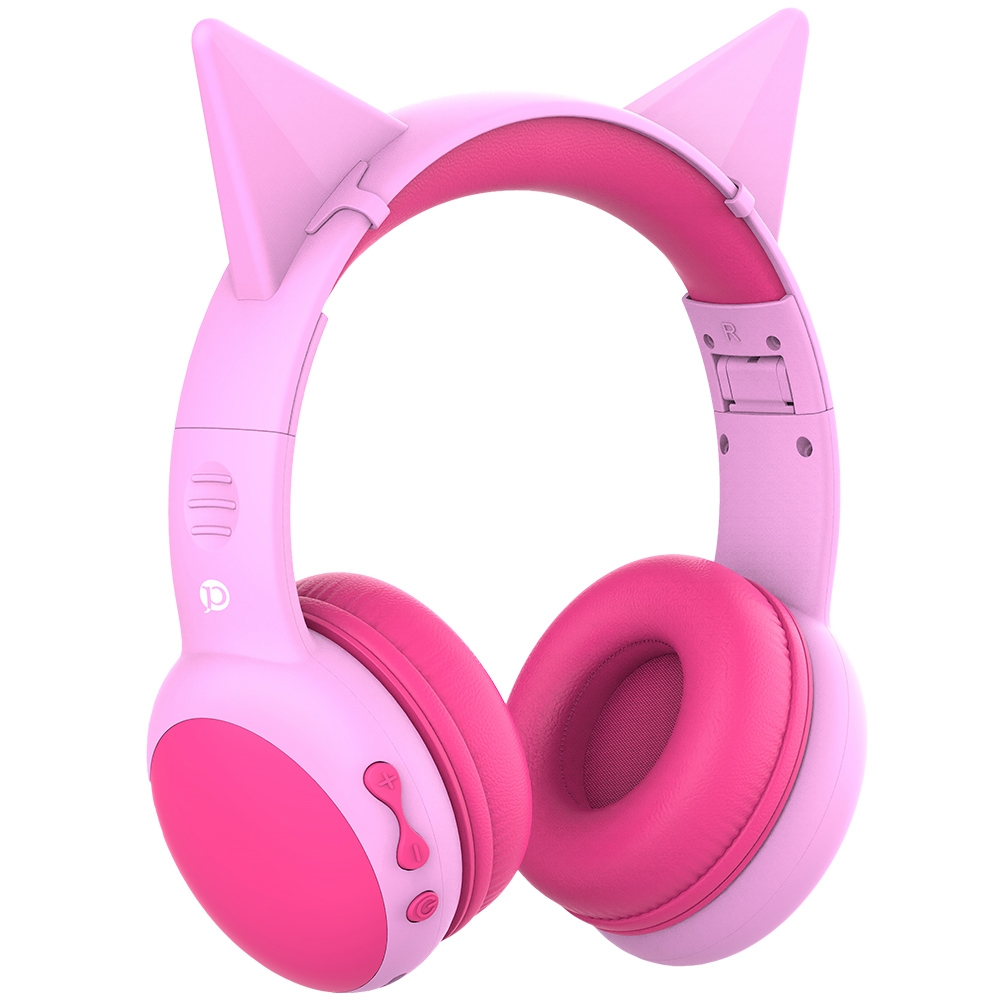 Наушники PERO BH03 Pink, полноразмерные 1 сменный aux удлинитель аудиокабель шнур с встроенным микрофоном и управлением для наушников beats solo studio 2 3 pro