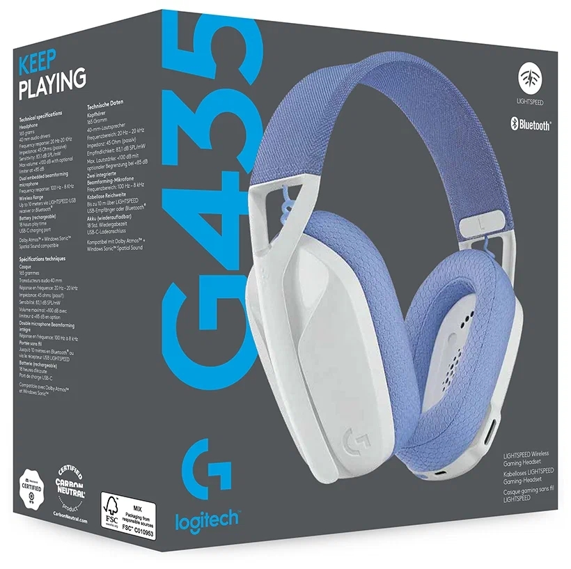 Наушники Logitech G435 Wireless Gaming 