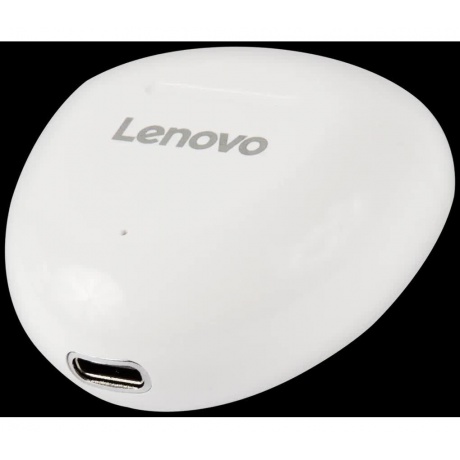 Наушники Lenovo HT06 с микрофоном (TWS), белые (QXD1B07923) - фото 2