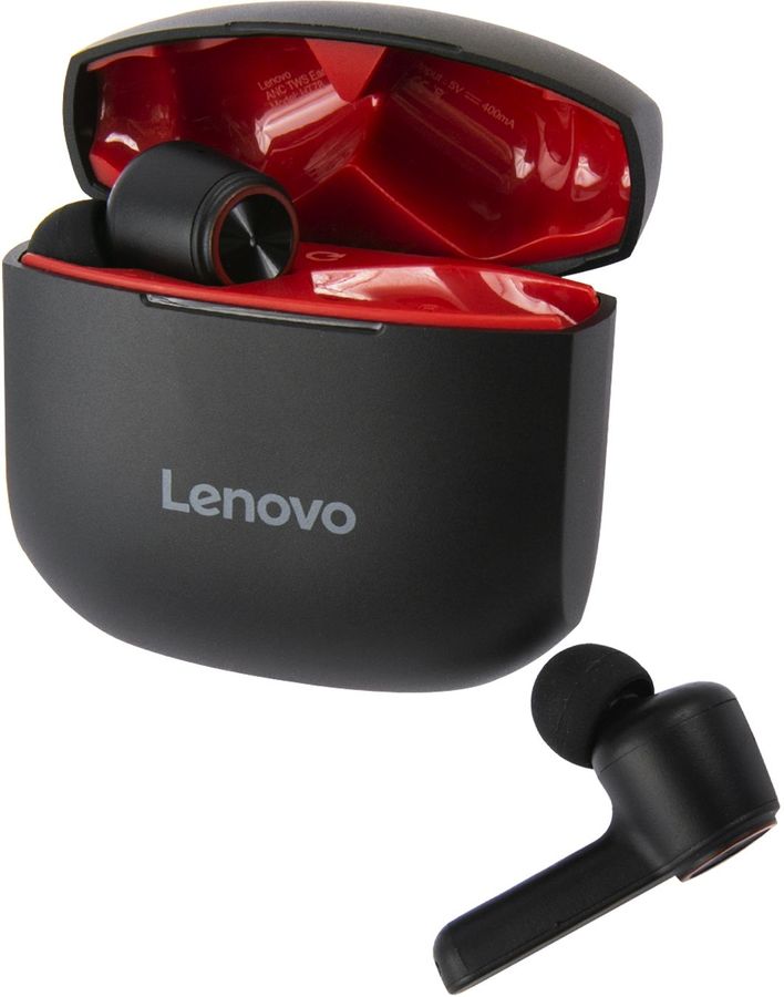 Наушники Lenovo HT78 с микрофоном и шумоподавлением (TWS), черные (PTM7C02777 Наушники Lenovo HT78 с микрофоном и шумоподавлением (TWS), черные (PTM7C02777)
