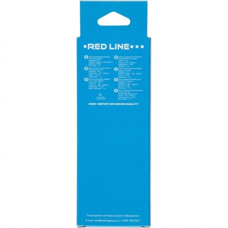 Наушники Red Line S1, синие - фото 4