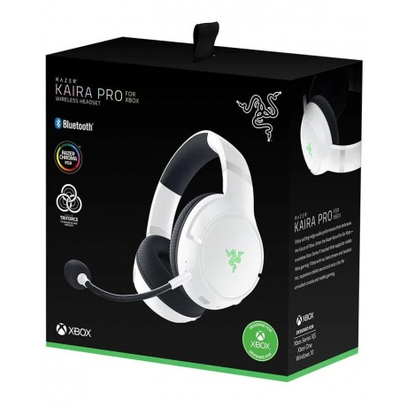 Наушники Razer Kaira Pro for Xbox - Wireless Gaming Headset for Xbox Series X S - White - фото 6