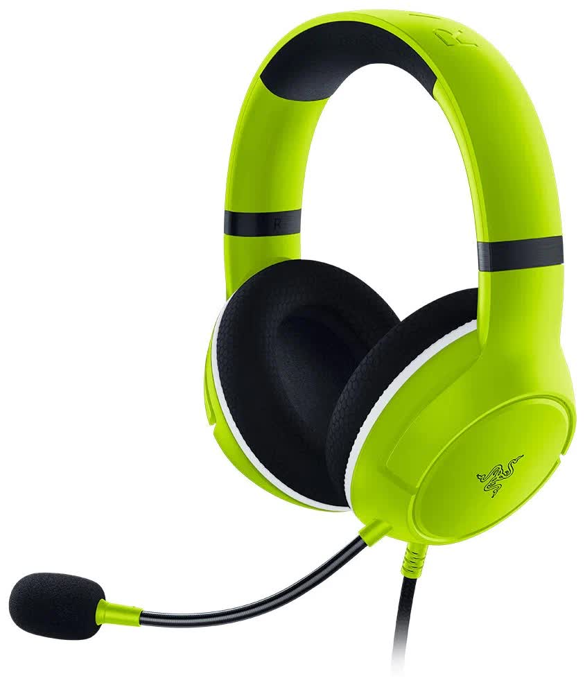 Наушники Razer Kaira X for Xbox - Lime headset наушники razer kaira x for xbox blue rz04 03970400 r3m1