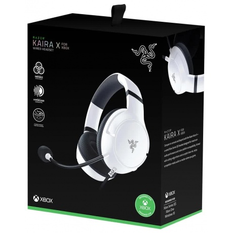 Наушники Razer Kaira X for Xbox - Wired Gaming Headset for Xbox Series X S - White - фото 5