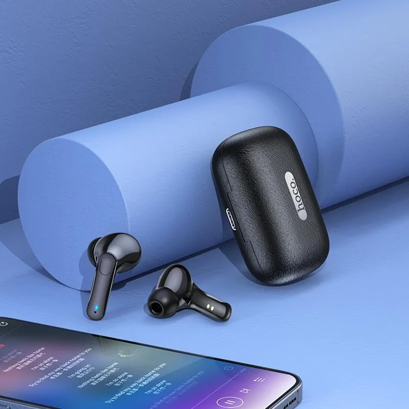 Наушники Hoco с микрофоном (TWS) ES59 Gratified, черный (51027) - фото 3