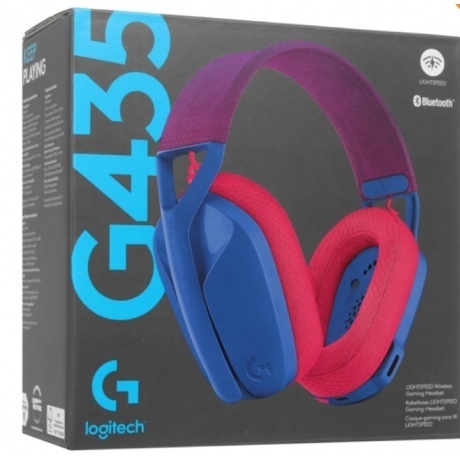 Наушники Logitech G435 синий/розовый (981-001062) - фото 9