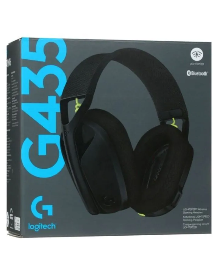 Наушники Logitech G435 черный/желтый (981-001050) - фото 8