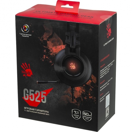 Наушники A4Tech Bloody G525 черный - фото 18