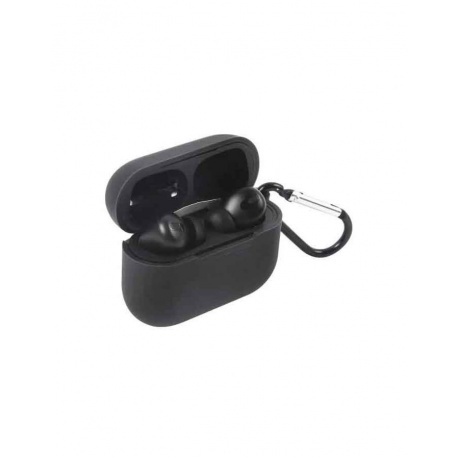 Наушники Hoco с микрофоном (TWS) RT4, с карабином, черные - фото 2