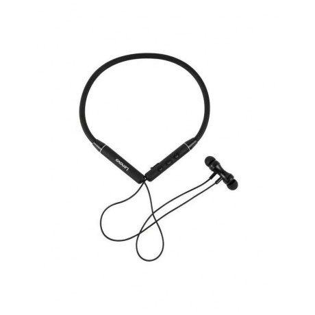 Наушники Lenovo QE03 с микрофоном (с ободом), черные (PTM7C02773) - фото 2