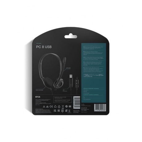 Наушники Sennheiser Epos PC 8 USB black (1000432/504197) - фото 10