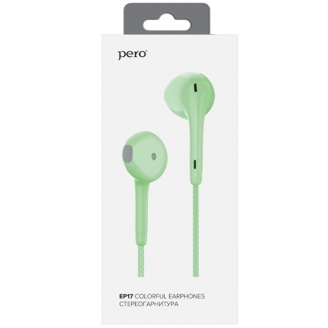 Наушники PERO EP17 зеленая - фото 3