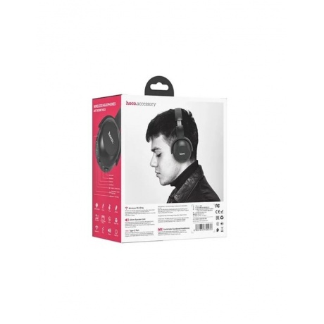 Наушники Hoco W33 Art sount, черные (6931474755070) - фото 4