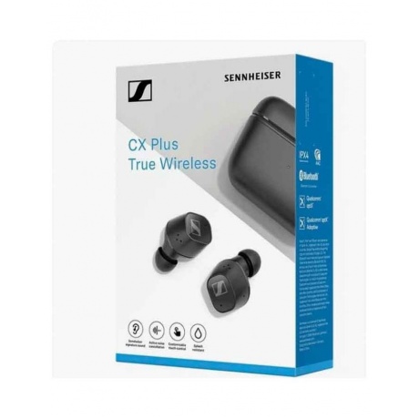 Наушники Sennheiser CX PLUSTW1 BLACK Bluetooth True Wireless 509188 - фото 8