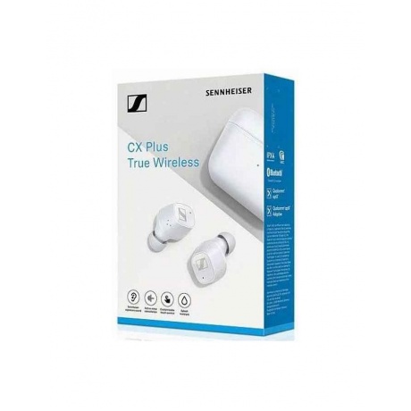 Наушники Sennheiser CX PLUSTW1 WHITE Bluetooth True Wireless 509189 - фото 9