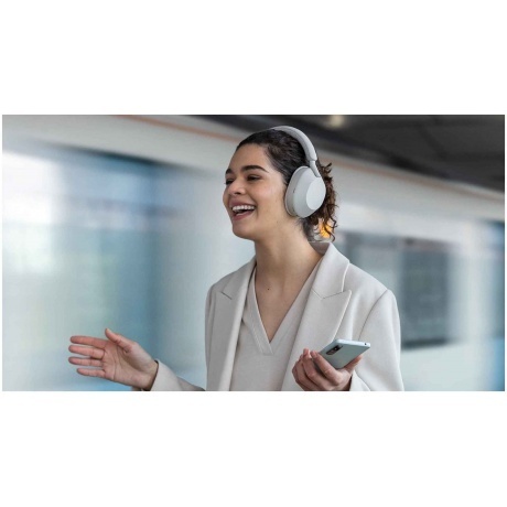 Наушники Sony WH-1000XM5 серебристый - фото 9