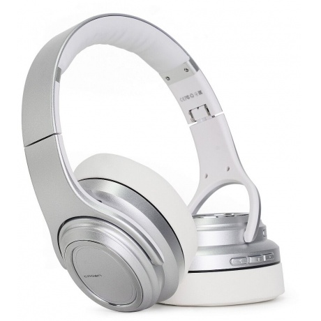 Наушники CROWN MICRO CMBH-5050 Silver - фото 2