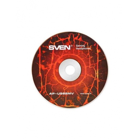 Наушники SVEN AP-U988MV черно-красные (7.1, USB, 50 мм, RGB подсветка) - фото 3