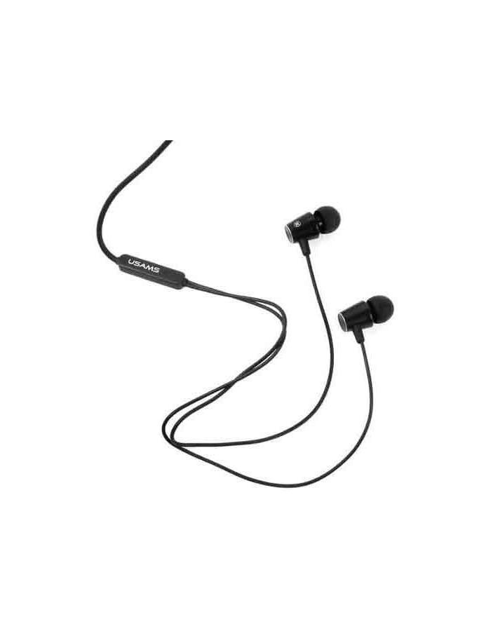 цена Наушники USAMS Stereo Headset EP-42 Jack 3,5mm, черные (SJ475HS01)