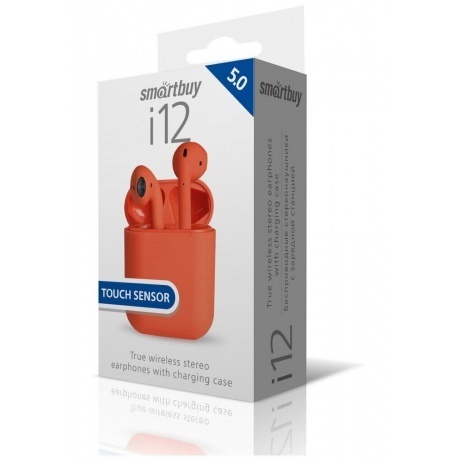Наушники SmartBuy i12 SBH-3012 красный - фото 4