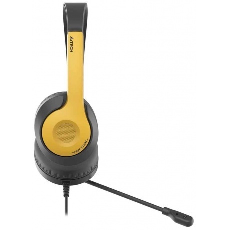 Наушники A4Tech Fstyler FH100U желтый/черный - фото 4