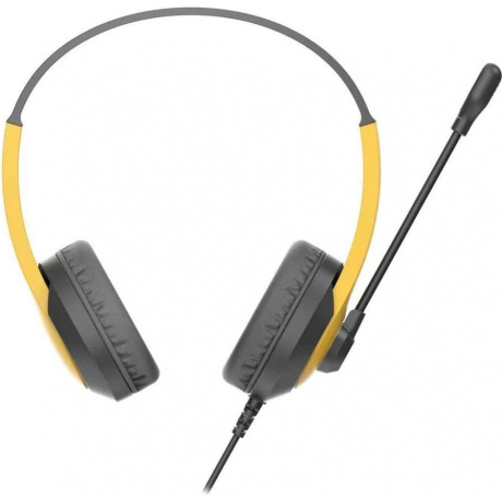 Наушники A4Tech Fstyler FH100U желтый/черный - фото 8