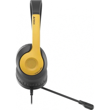 Наушники A4Tech Fstyler FH100U желтый/черный - фото 9