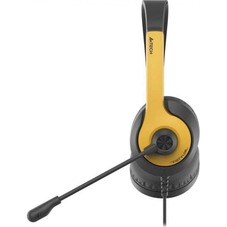 Наушники A4Tech Fstyler FH100U желтый/черный - фото 10