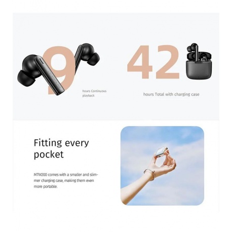 Наушники Shanling MTW200 TWS gray - фото 10